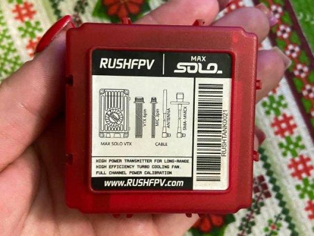 VTX RUSH MAX SOLO 5.8Hz