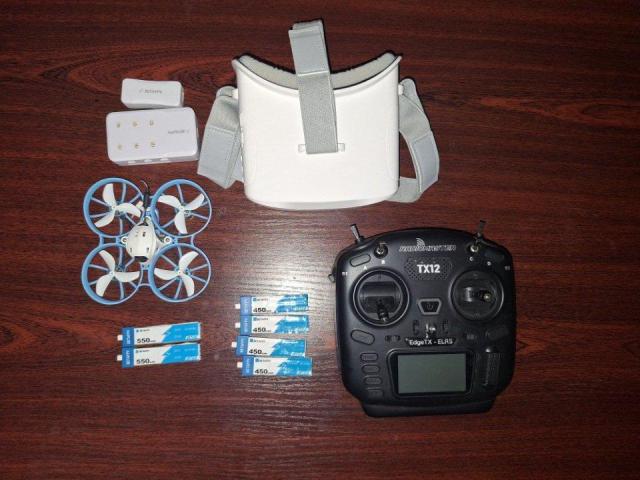 betafpv meteor 75 pro, betafpv vr02, radiomaster tx12