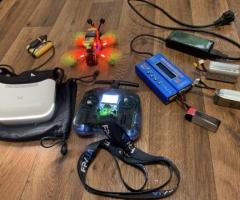 Готовий FPV сет: 3дюйми фрістайл дрон Walksnail + шолом + апаратура