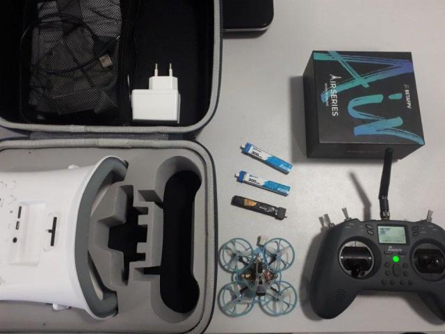 Fpv комплект готовий до польотів, дрон, окуляри, пульт