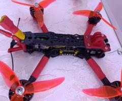 5" FPV дрон, красный дракон