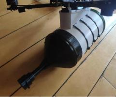 Дрон на оптоволокніі 15 км квадрокоптер 10 дюймів з батареєю