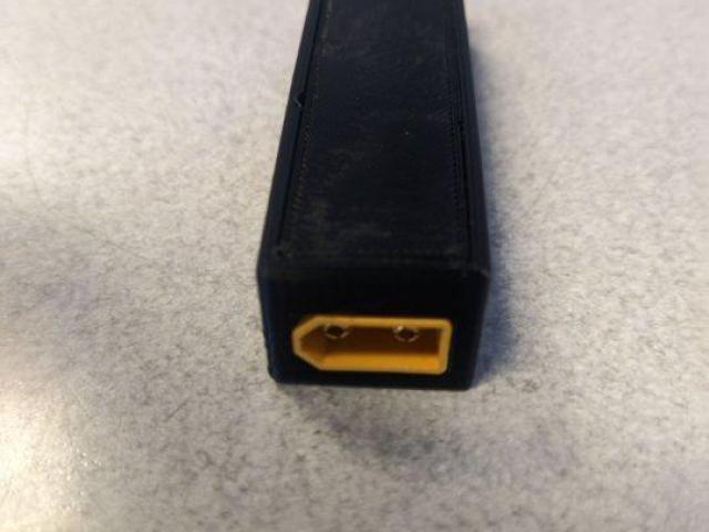 XT60 → USB DC-DC адаптер у корпусі (QC/PD)