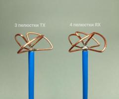 Антена дрона FPV Клевер (Конюшина) 3 пелюстки TX або 4 пелюстки RX SMA
