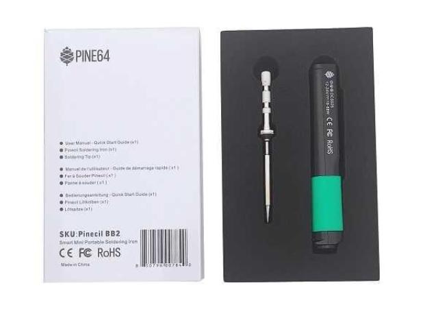 Портативний USB-C паяльник Pine64 Pinecil V2 Наявність! Жала.БЖ.Кабелі