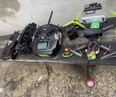 Продам фпв дрон 5 дюймів erls2.4 аналог 5.8 комплект