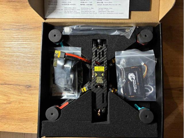 Новий FPV дрон Diatone Roma F7 PRO 6S (ELRS 915MHz / VTX 2.5W) — Повний комплект